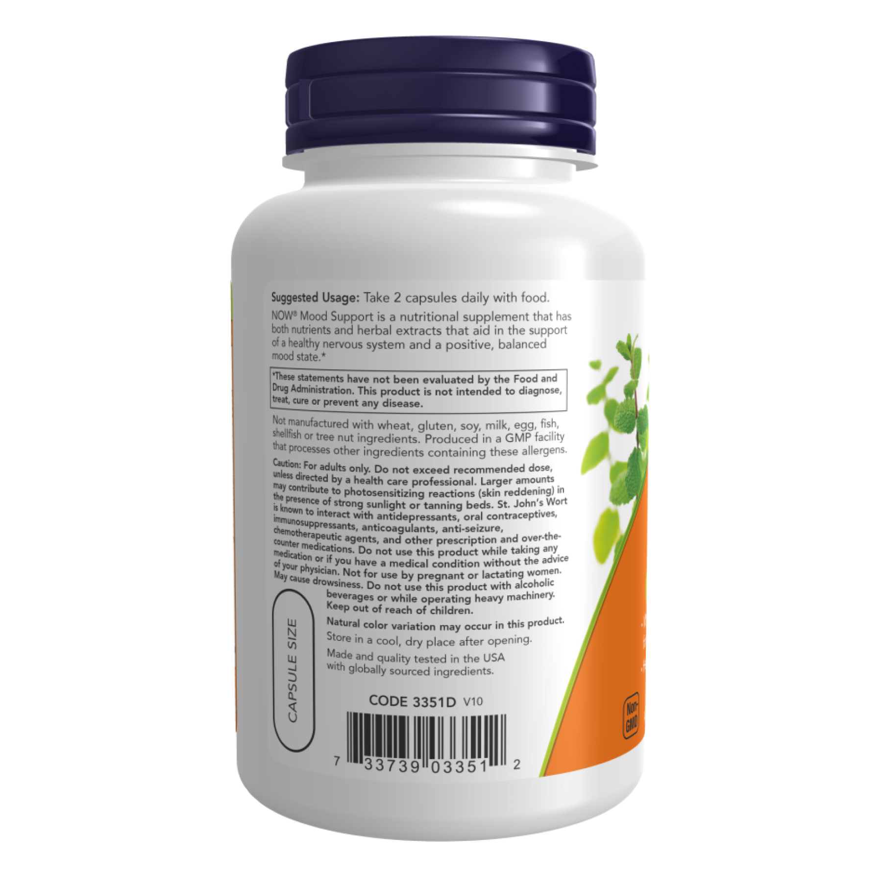 Mood Support with St. John's Wort - 90 vcaps - Зображення 3