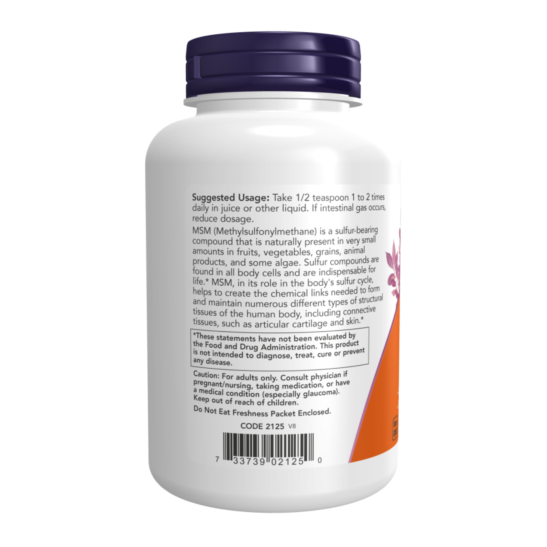 MSM Powder - 454g - Зображення 3