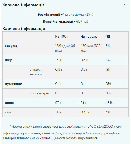 Hydrolysed Beef Protein - 2500g Chocolate - Зображення 2