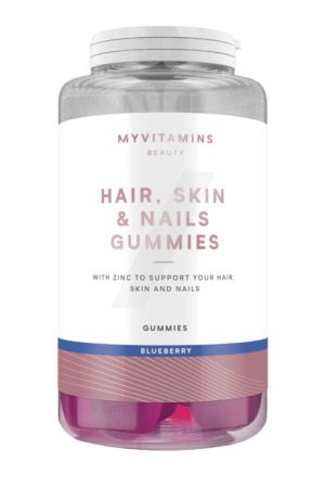 Hair Skin and Nails Gummies - 60 Gummies Blueberry