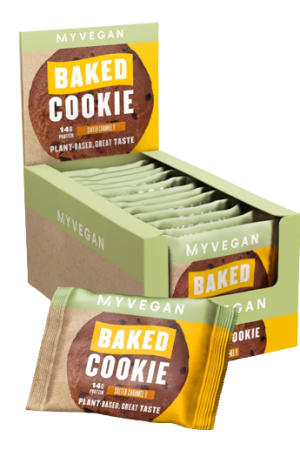 Myvegan Baked Cookie - 12x75g Salted Caramel