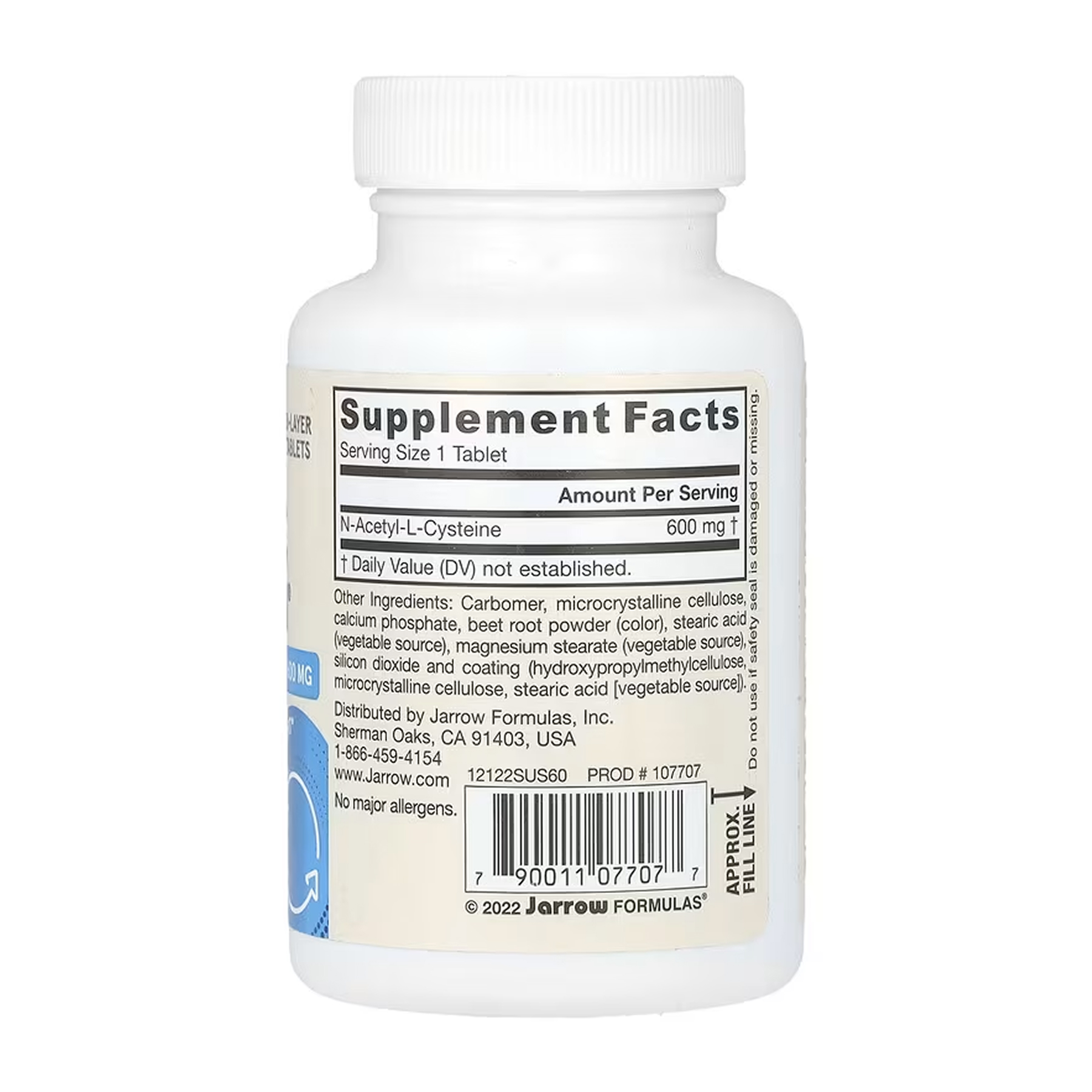 N-A-C Sustain® 600 mg - 60 caps - Зображення 2
