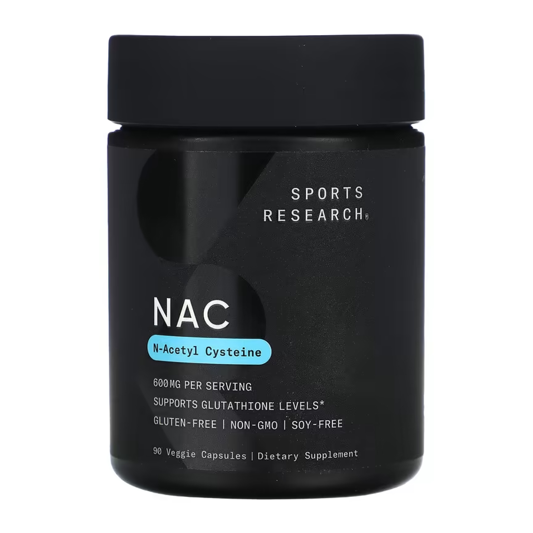 NAC - N-Acetyl-L-Cysteine 600mg - 90 vcaps
