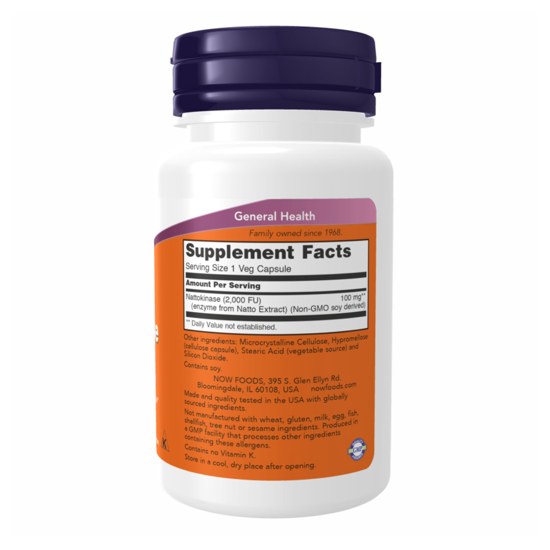 Nattokinase 100mg - 120 vcaps - Зображення 2
