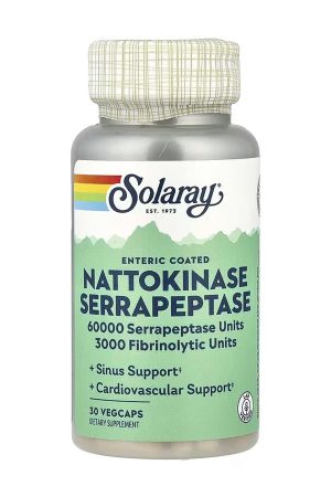 Nattokinase & Serrapeptase - 30 vcaps