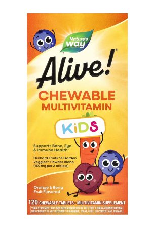 Alive! Children's Chewable Multivitamin - 120 tabs Orange and Berry