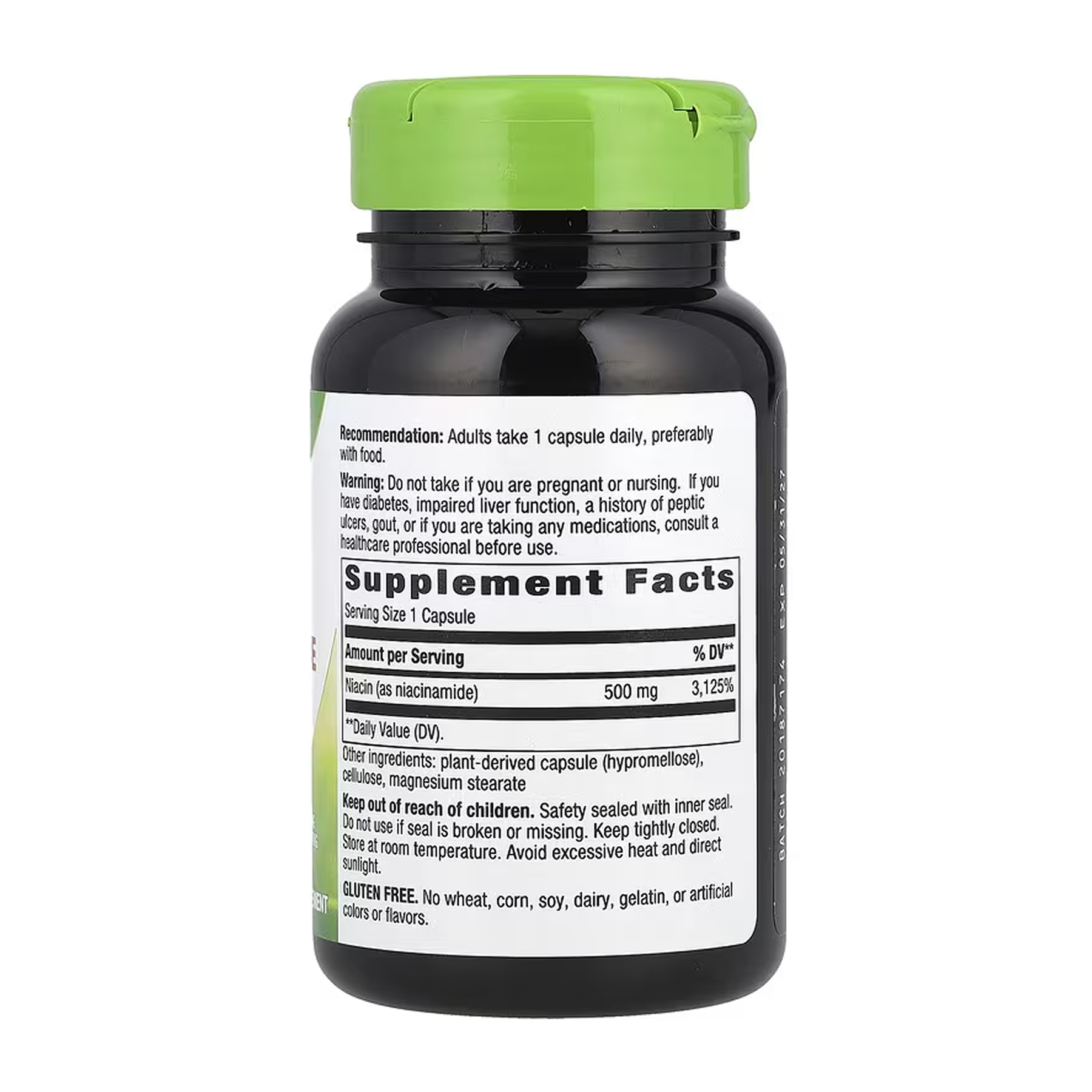 Niacinamide 500 mg - 100 caps - Зображення 2