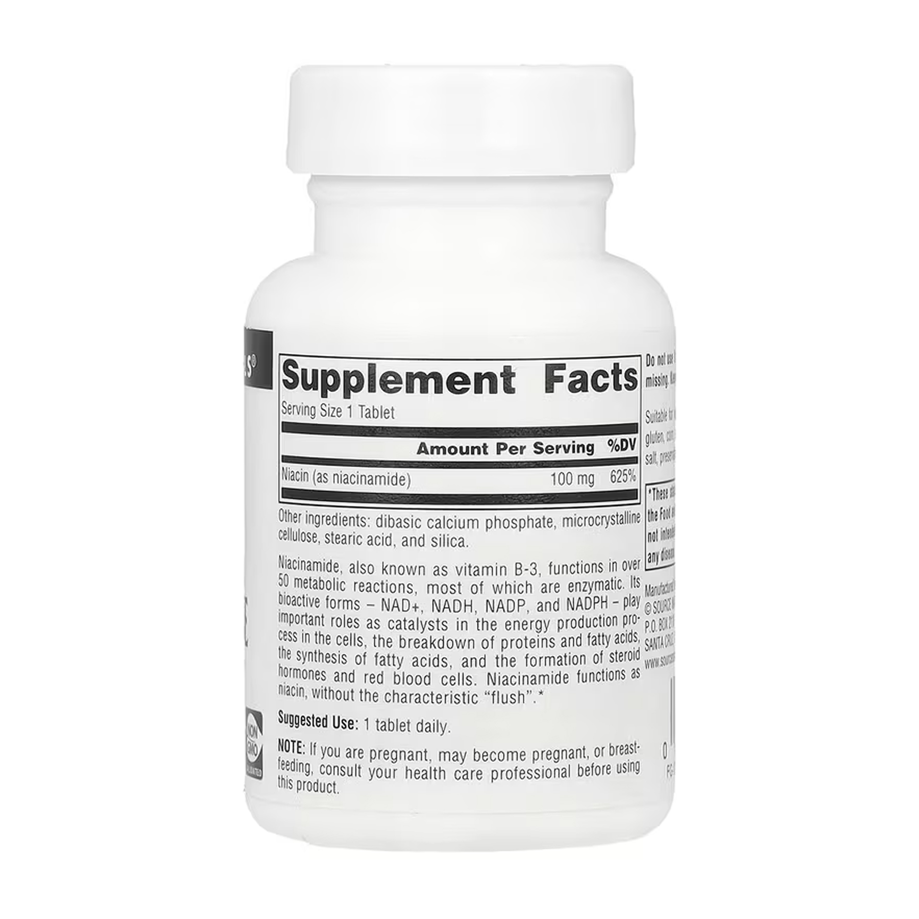 Niacinamide B-3 100 mg - 100 tabs - Зображення 2