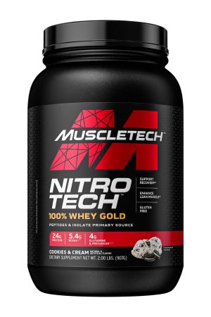Nitro Tech 100% Whey Gold - 908g Cookies and Cream