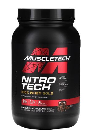 Nitro Tech 100% Whey Gold - 908g Double Rich Chocolate
