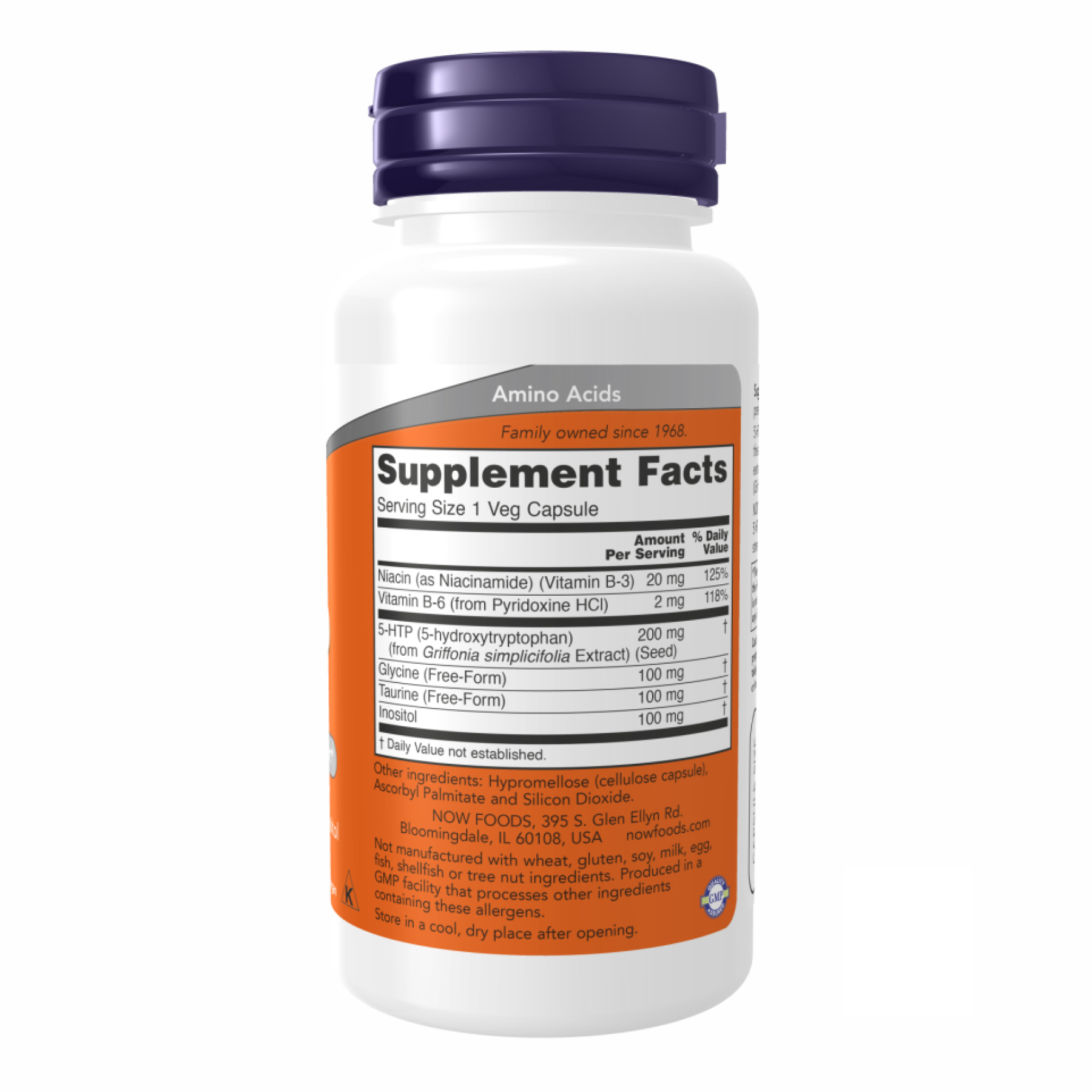 5-HTP 200mg - 60 vcaps - Зображення 2