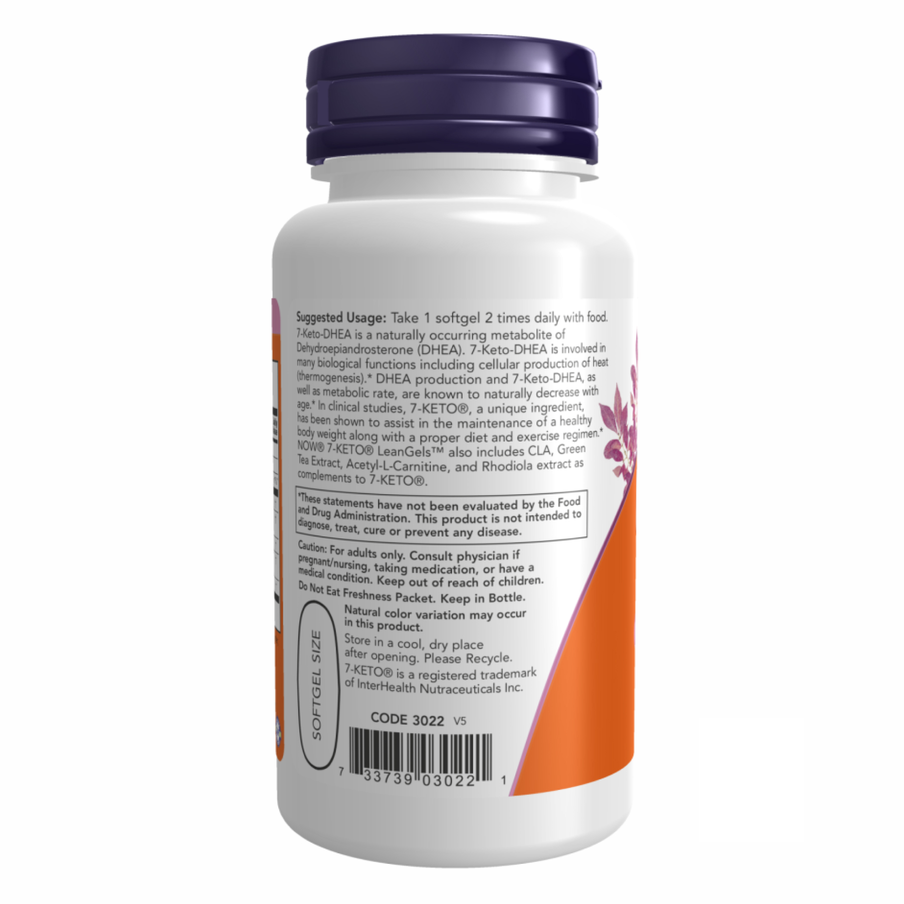 7-KETO LeanGels 100 mg - 60 Softgels - Зображення 3