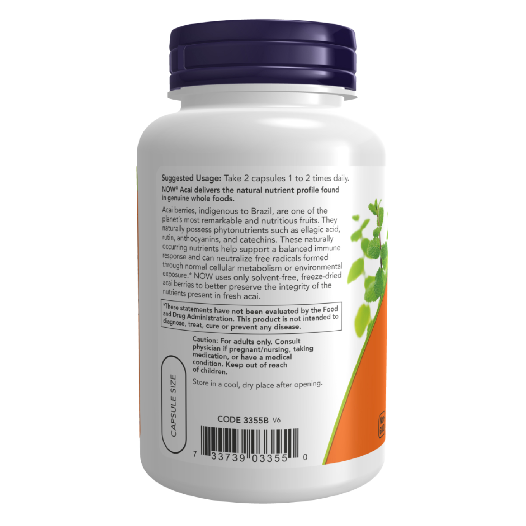ACAI 500mg - 100 vcaps - Зображення 3