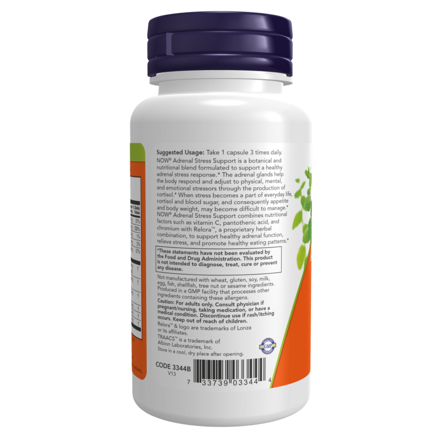 Adrenal Stress Support - 90 vcaps - Зображення 3
