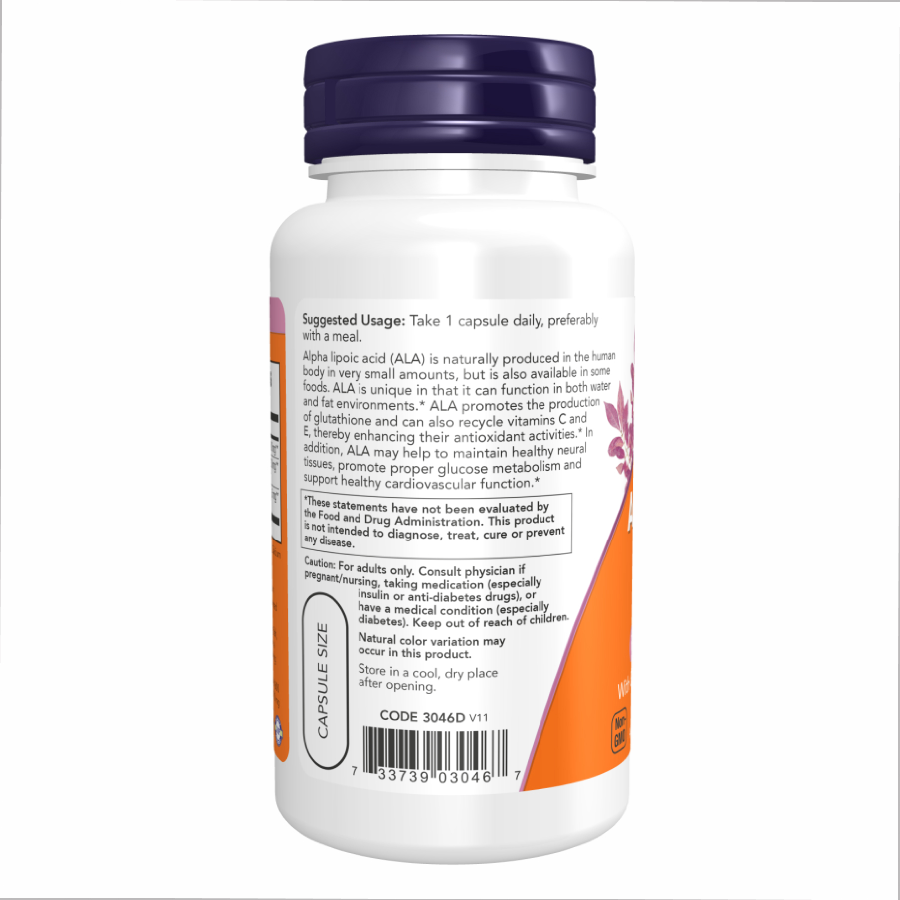 Alpha Lipoic Acid 600mg - 60 vcaps - Зображення 3