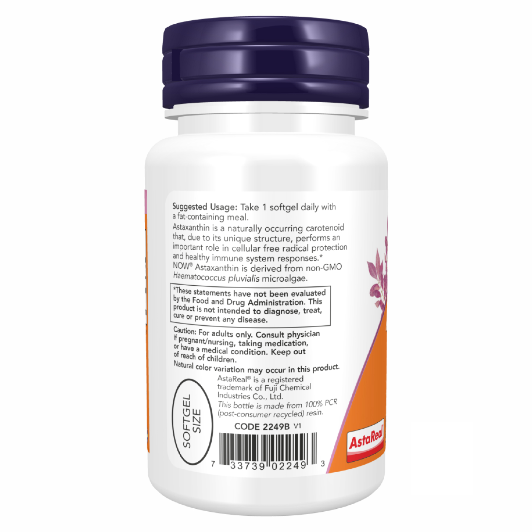 Astaxanthin 10 mg - 60 sgels - Зображення 3