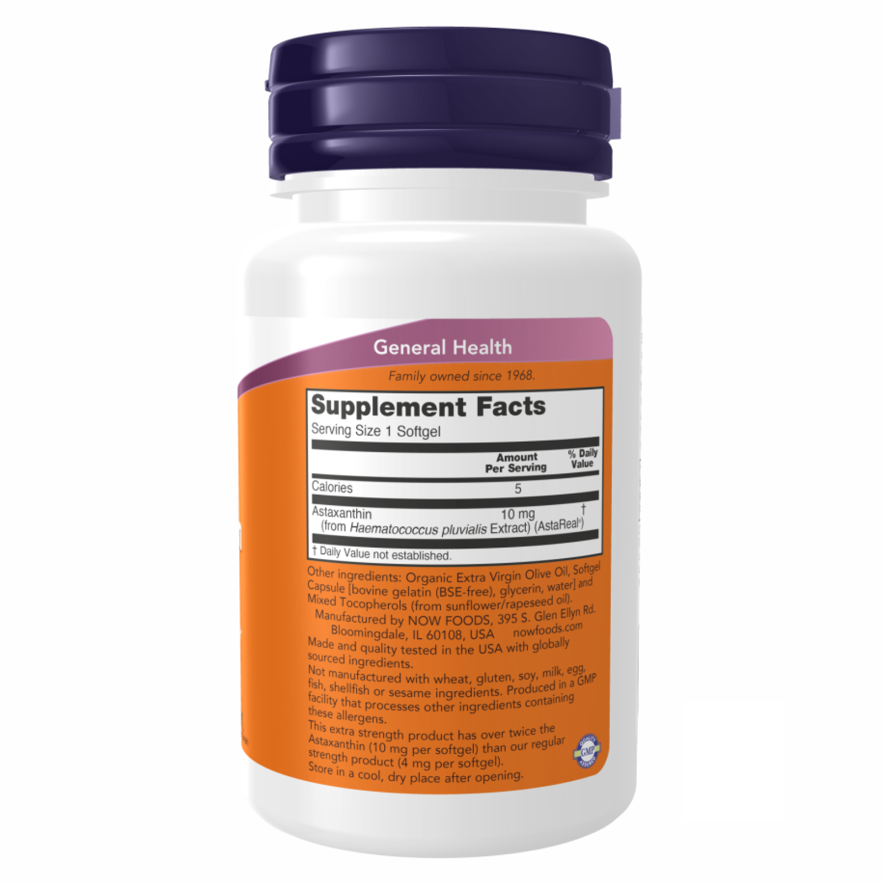 Astaxanthin 10 mg - 60 sgels - Зображення 2