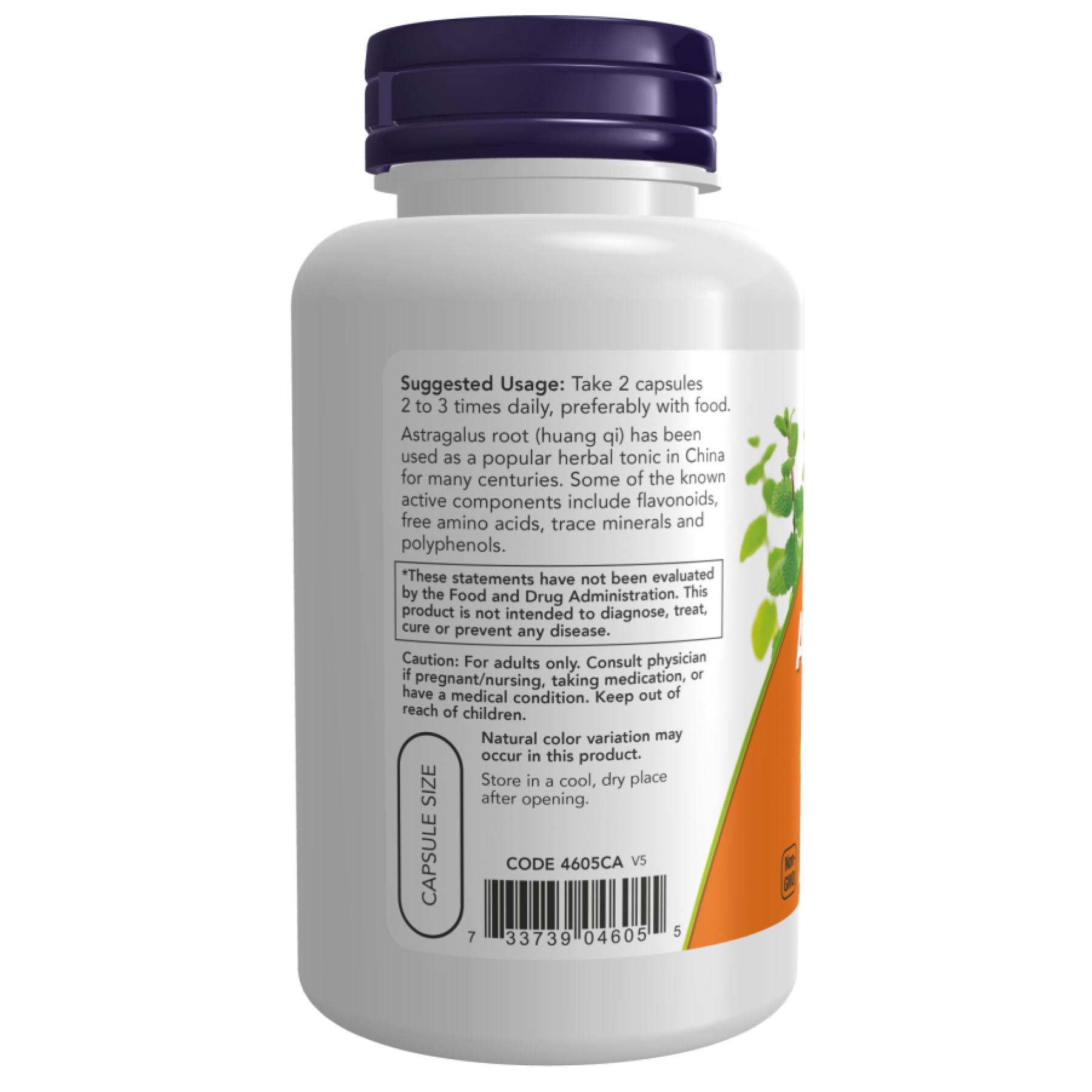 Astragalus 500 mg - 100 vcaps - Зображення 3