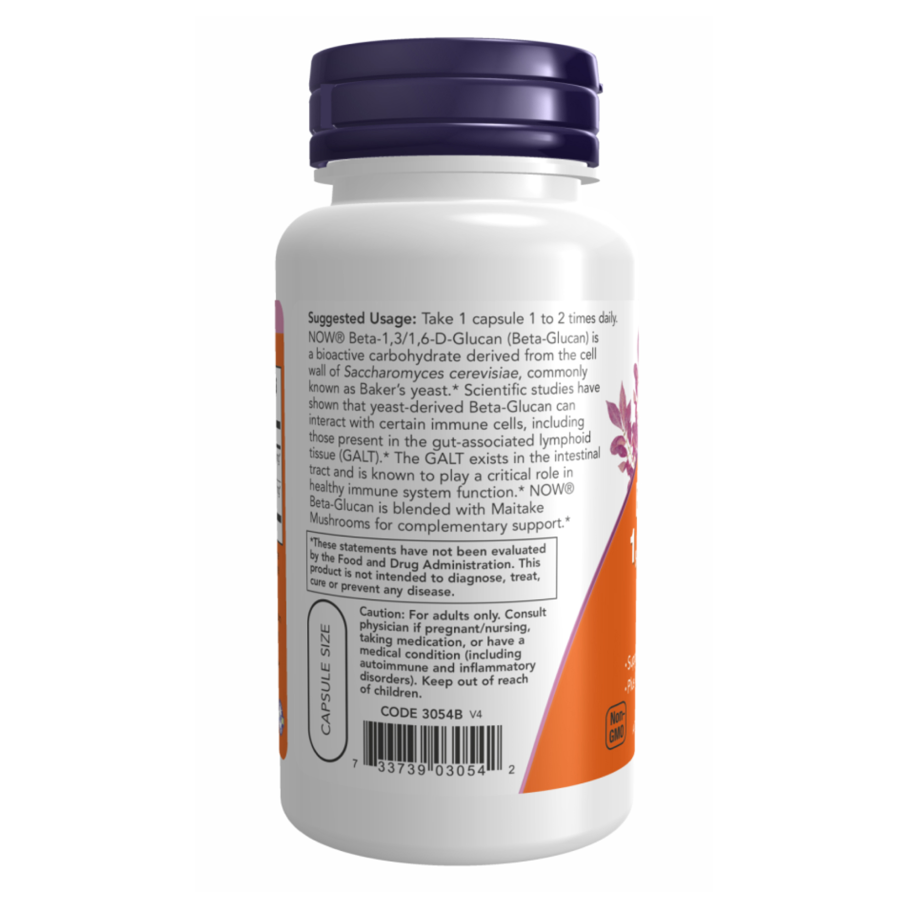 Beta-1,3/1,6-D-Glucan 100mg - 90 vcaps - Зображення 3