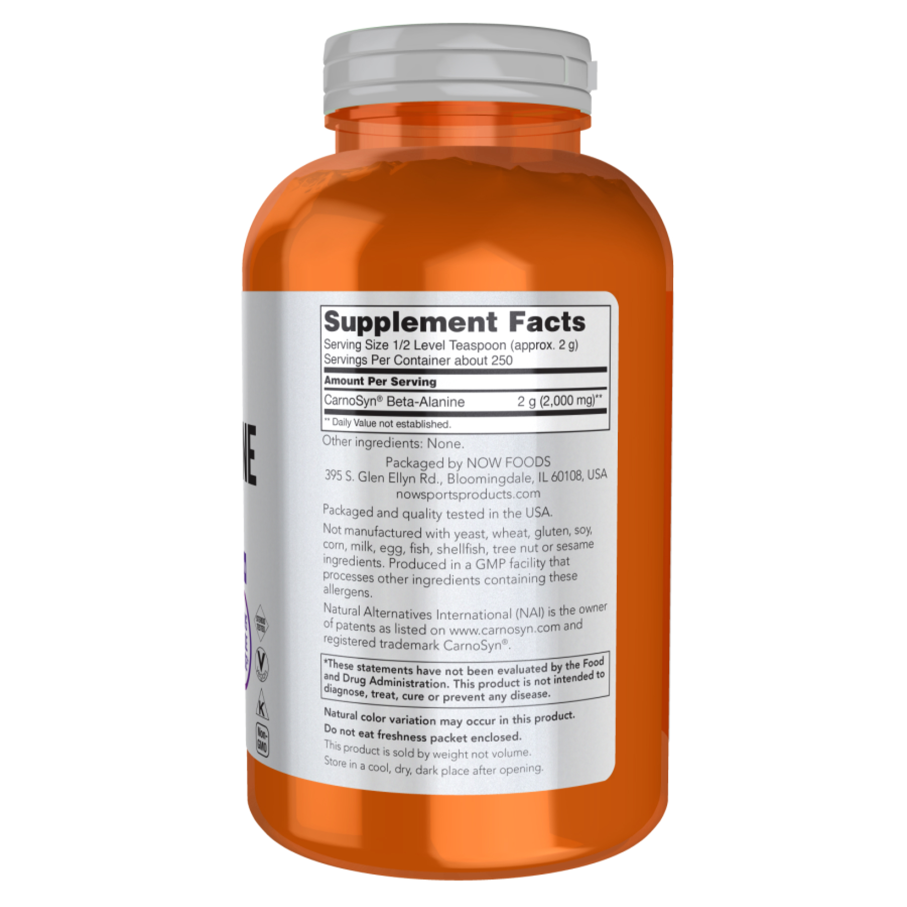 Beta Alanine Powder - 500g - Зображення 2