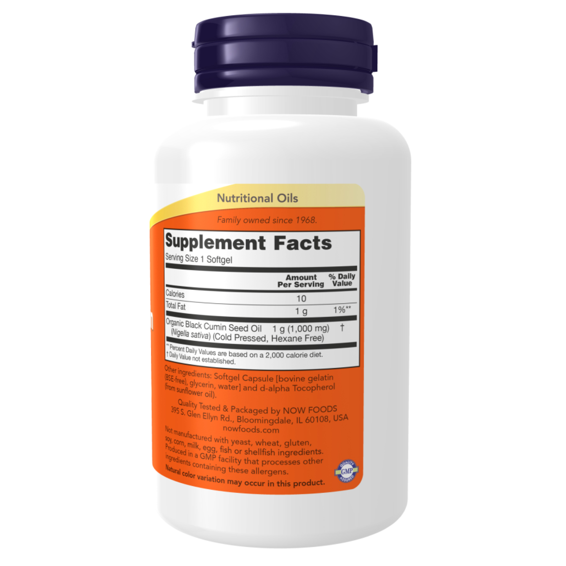 Black Cumin Seed Oil - 1,000mg - 60 sgels - Зображення 2