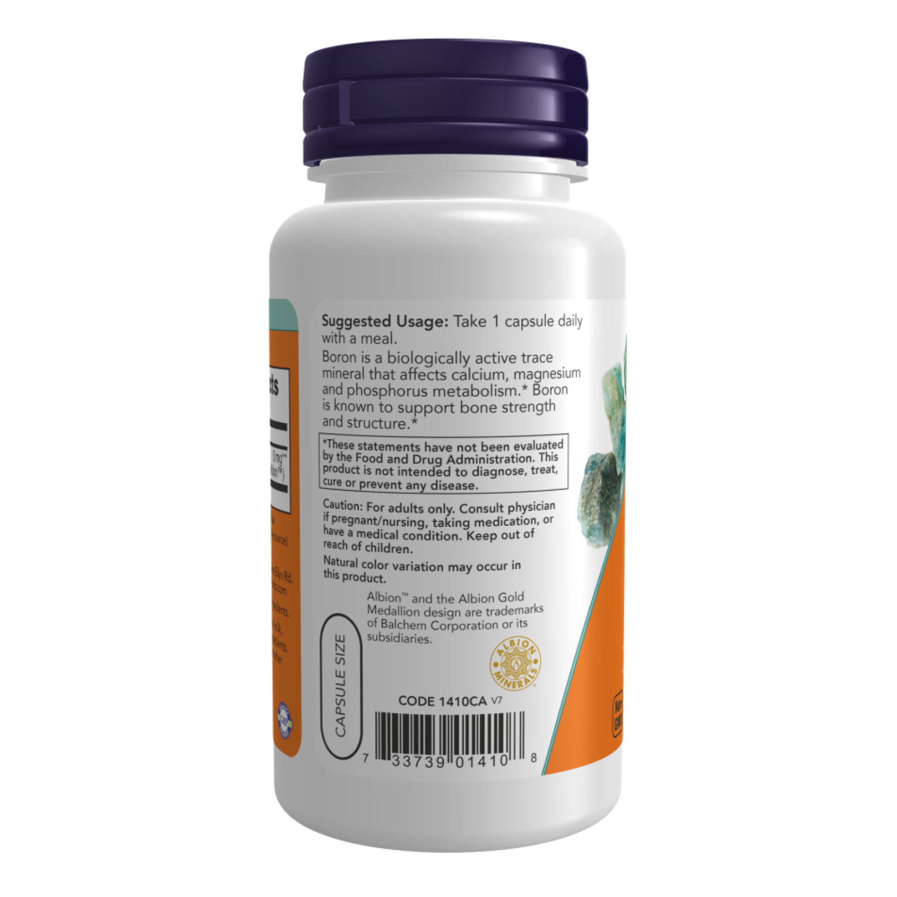 Boron 3 mg - 250 vcaps - Зображення 3