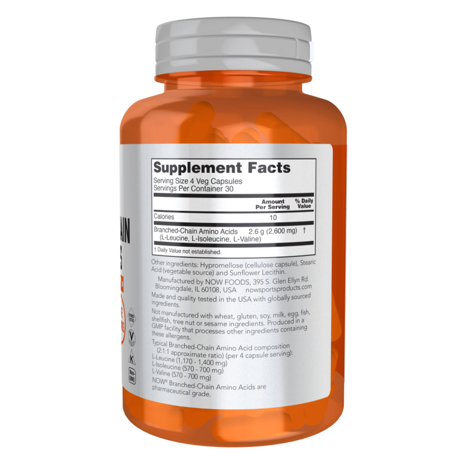 Branch-Chain Amino - 120 vcaps - Зображення 2