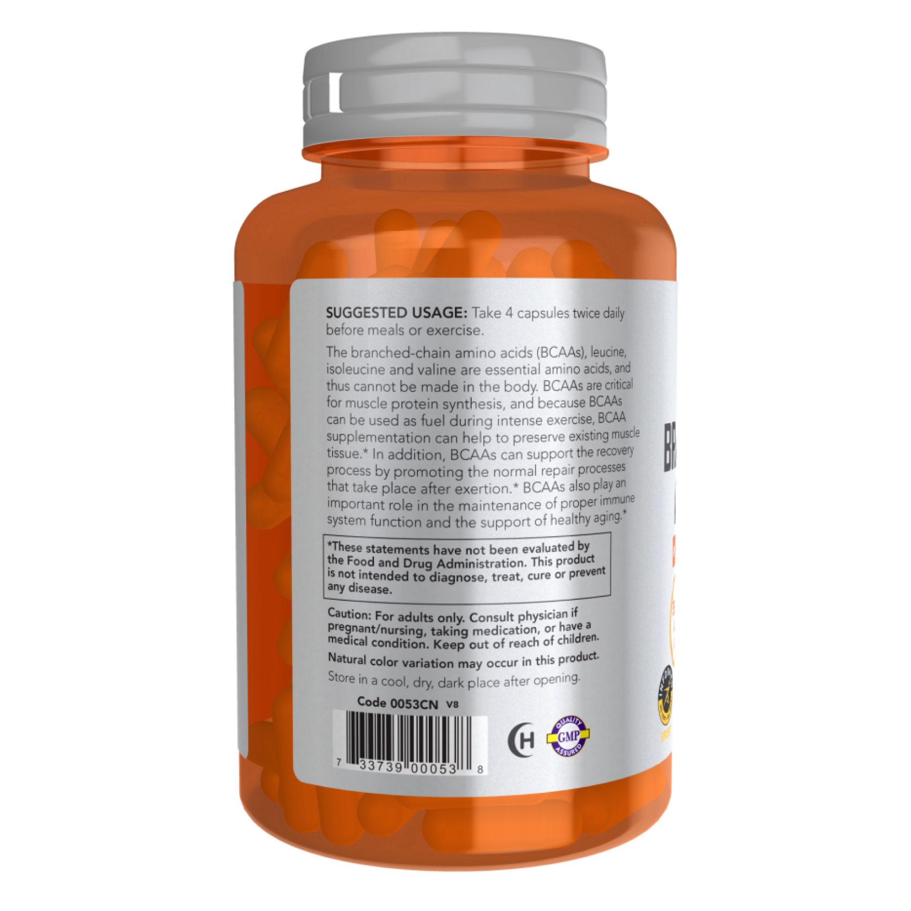 Branch-Chain Amino - 120 vcaps - Зображення 3