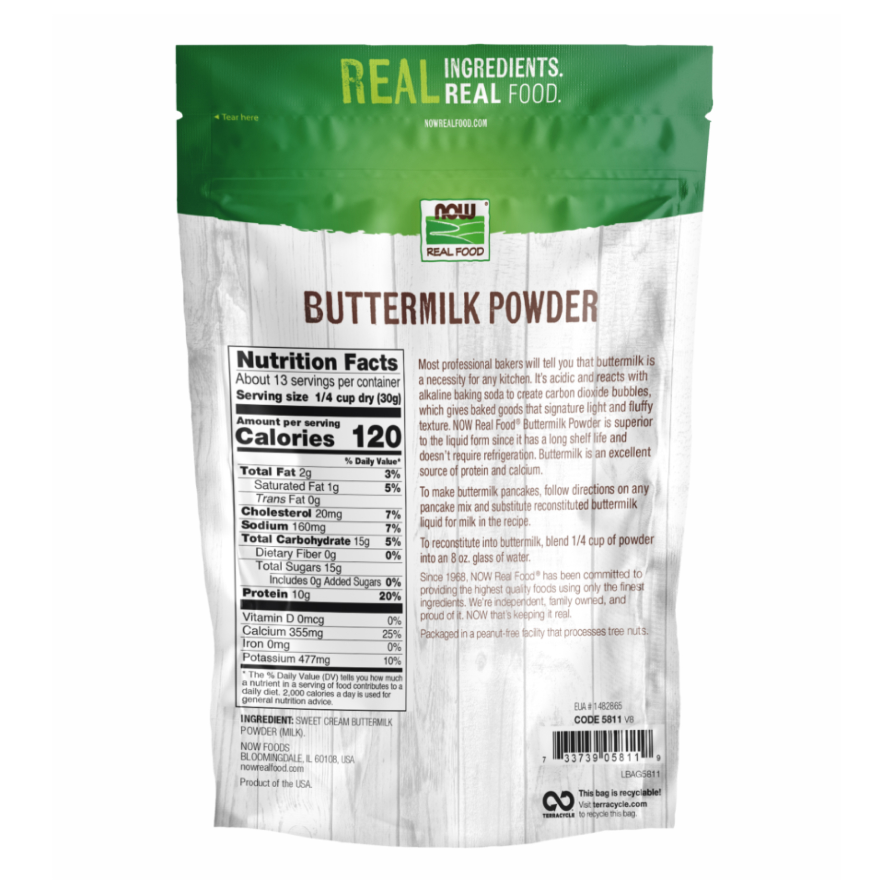 Buttermilk Powder - 397g - Зображення 2