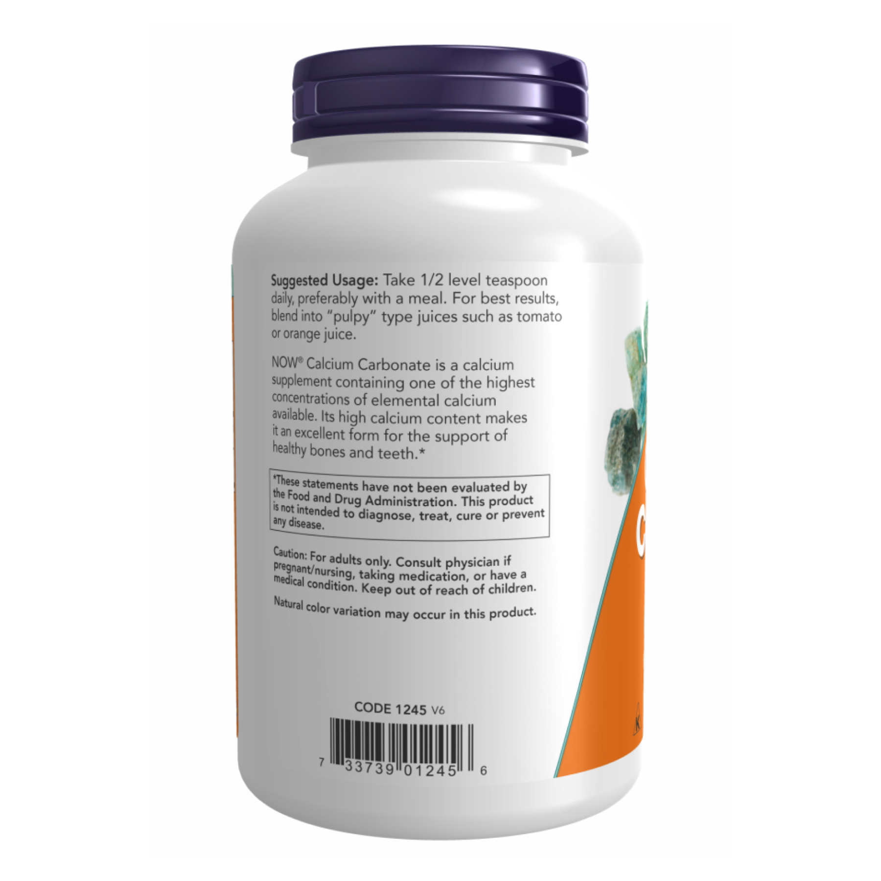 Calcium Carbonate - 340g - Зображення 3