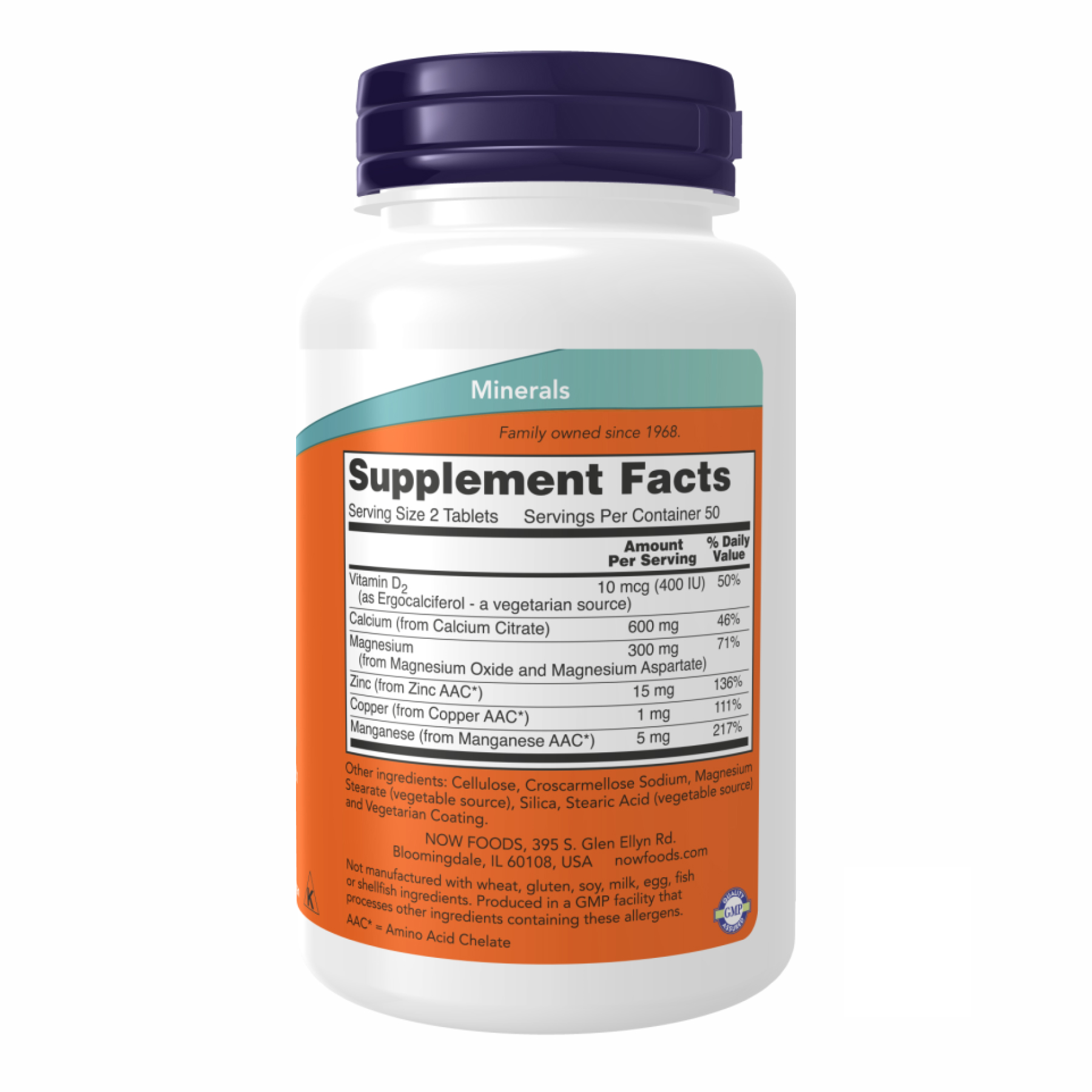 Calcium Citrate W/Min - 100 tabs - Зображення 2