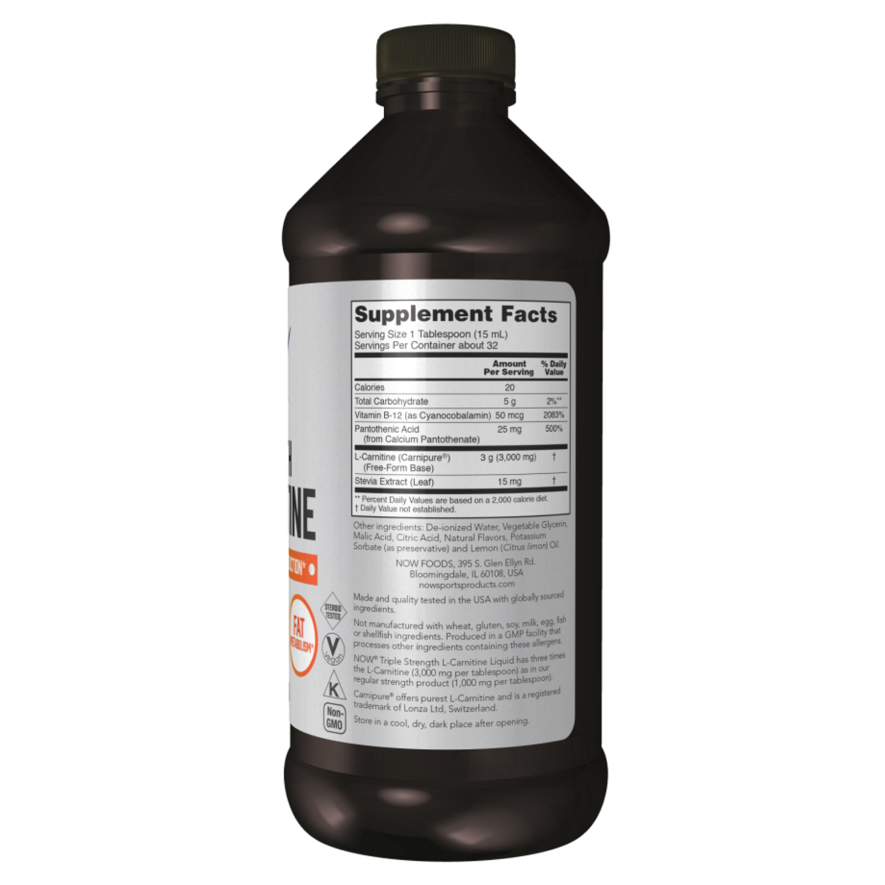 Carnitine Liquid 3000mg - 473ml - Зображення 2
