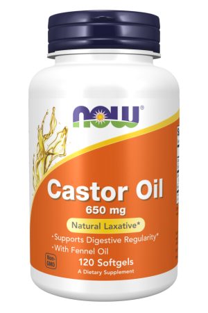 Castor Oil 650mg - 120 sgels