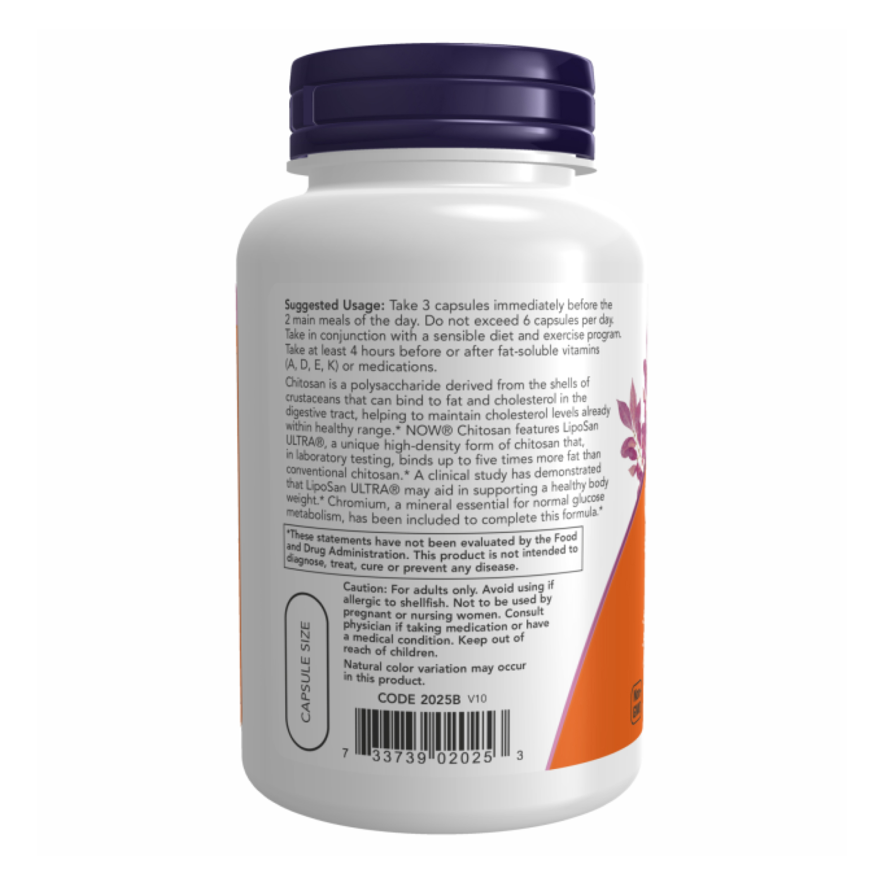 Chitosan Plus 500mg - 240 vcaps - Зображення 3