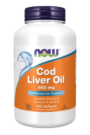 Cod Liver Oil 650mg - 250 sgels