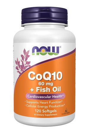 CoQ10 60mg + Fish Oil - 120 sgels