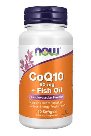 CoQ10 60mg + Fish Oil - 60 sgels