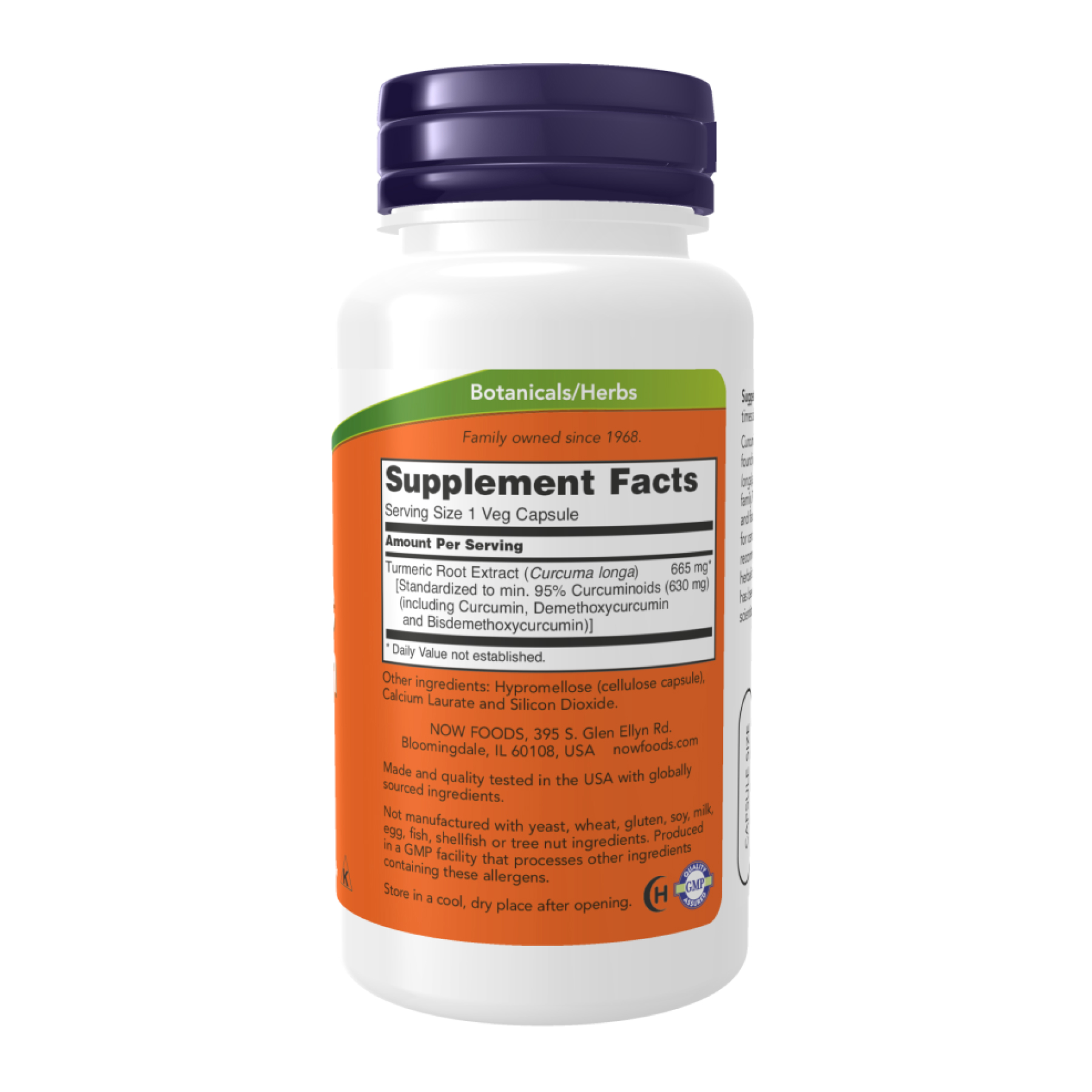 Turmeric Curcumin - 60 vcaps - Зображення 2