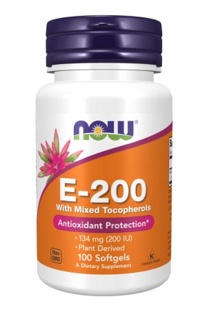 E-200 Mixed Tocopherols - 100 sgels