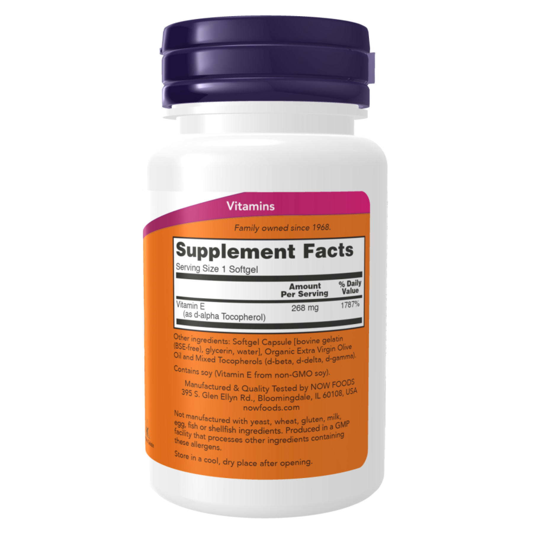 E-400 Mixed Tocopherols - 100 sgels - Зображення 2
