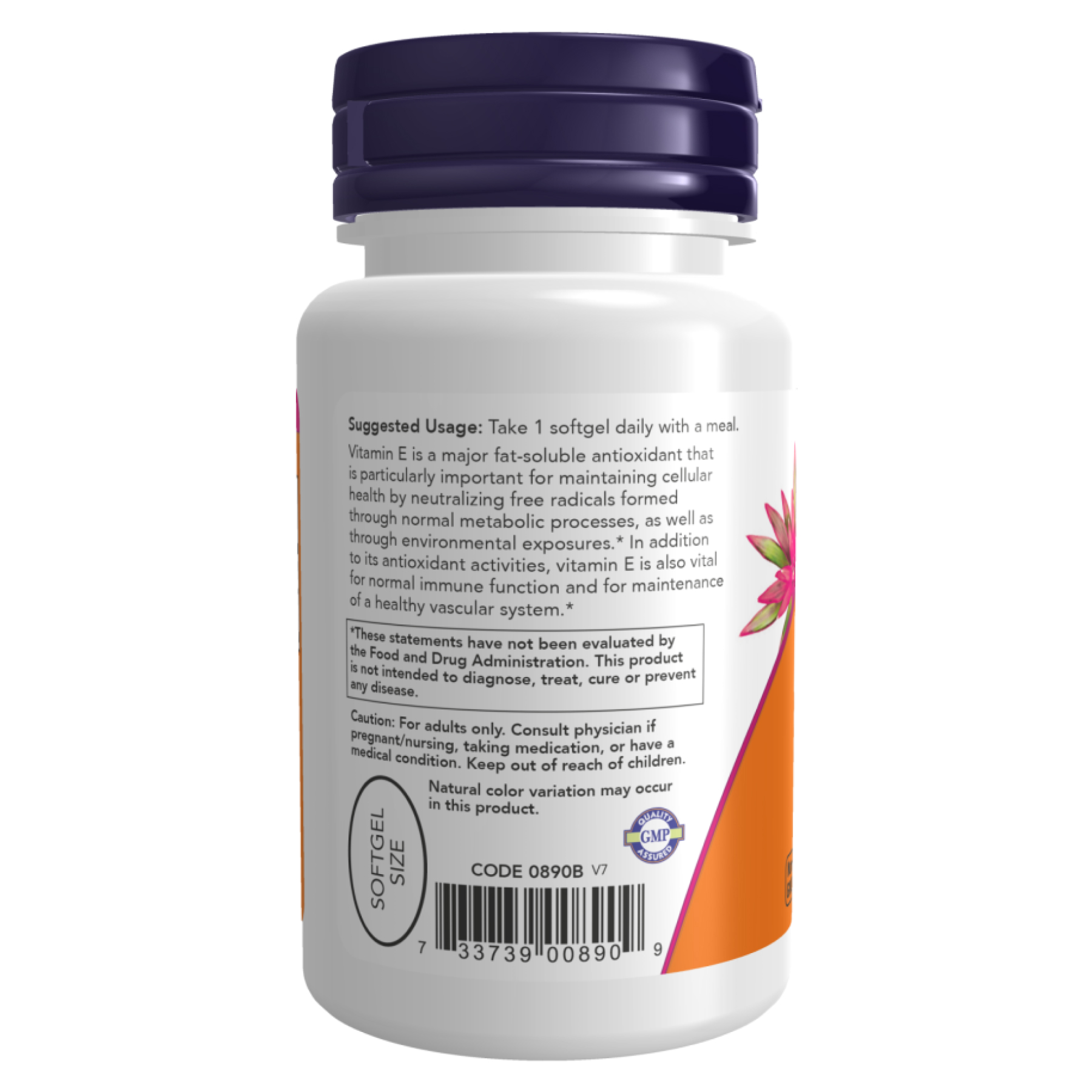 E-400 Mixed Tocopherols - 100 sgels - Зображення 3