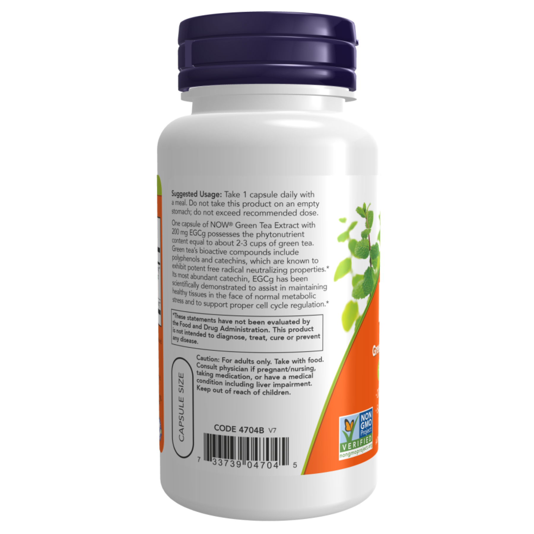 EGCg Green Tea Extract 400mg - 180 vcaps - Зображення 3