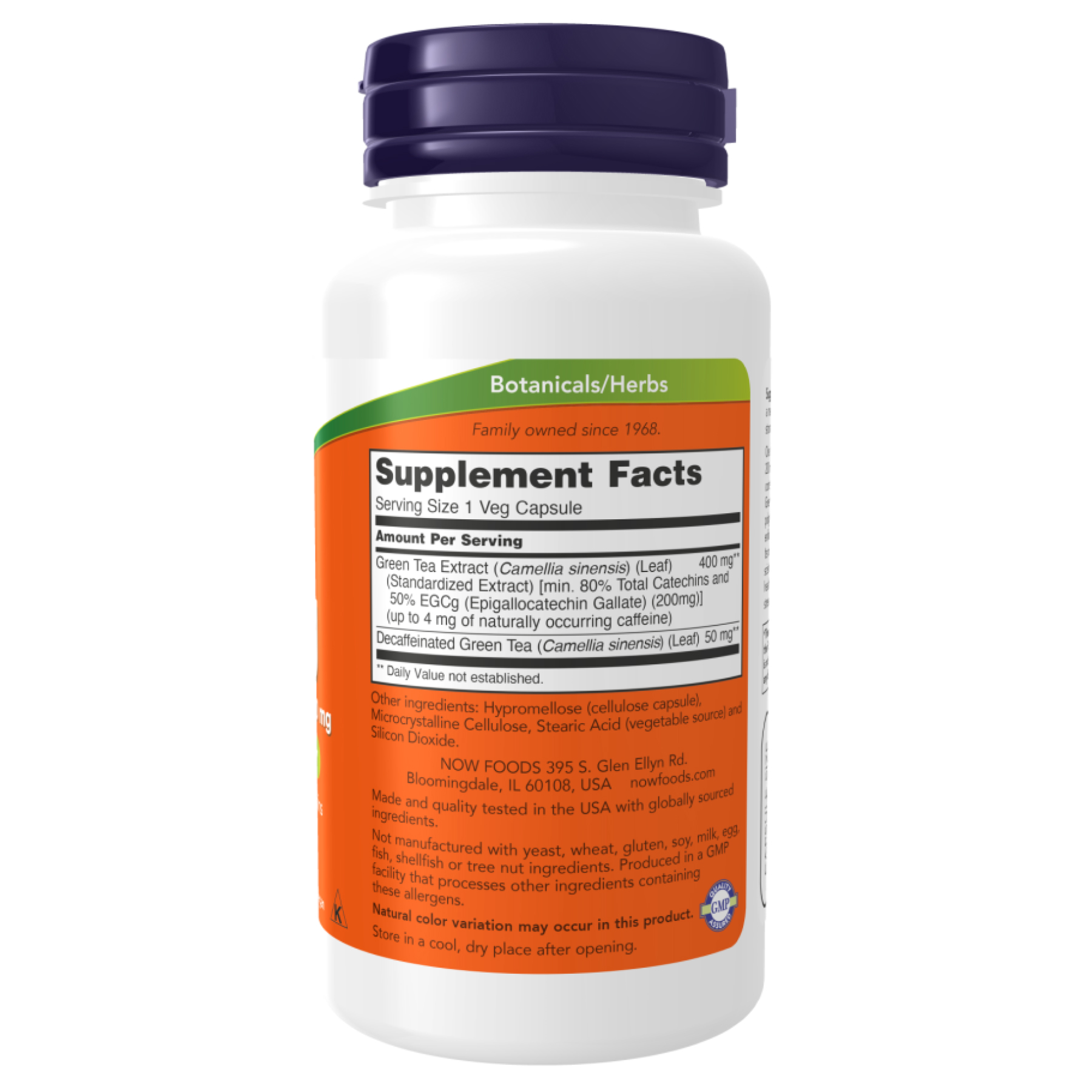 EGCg Green Tea Extract 400mg - 180 vcaps - Зображення 2