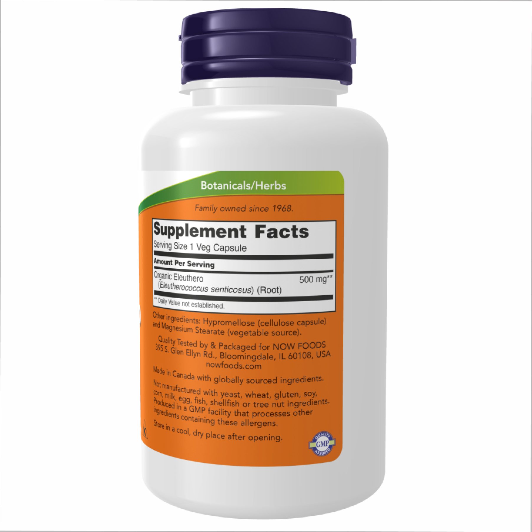Eleuthero 500mg - 100 vcaps - Зображення 2