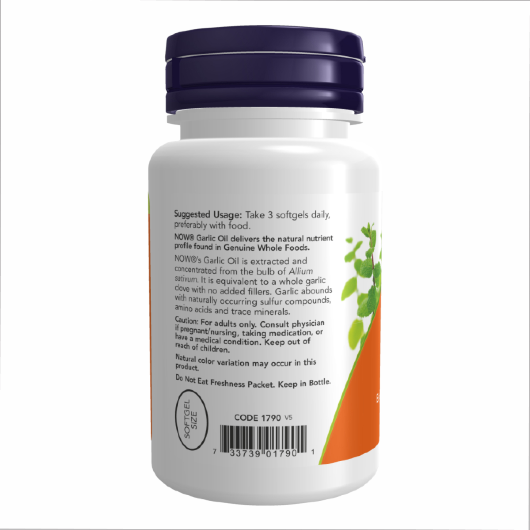 Garlic Oil 1500 mg - 250 softgels - Зображення 3