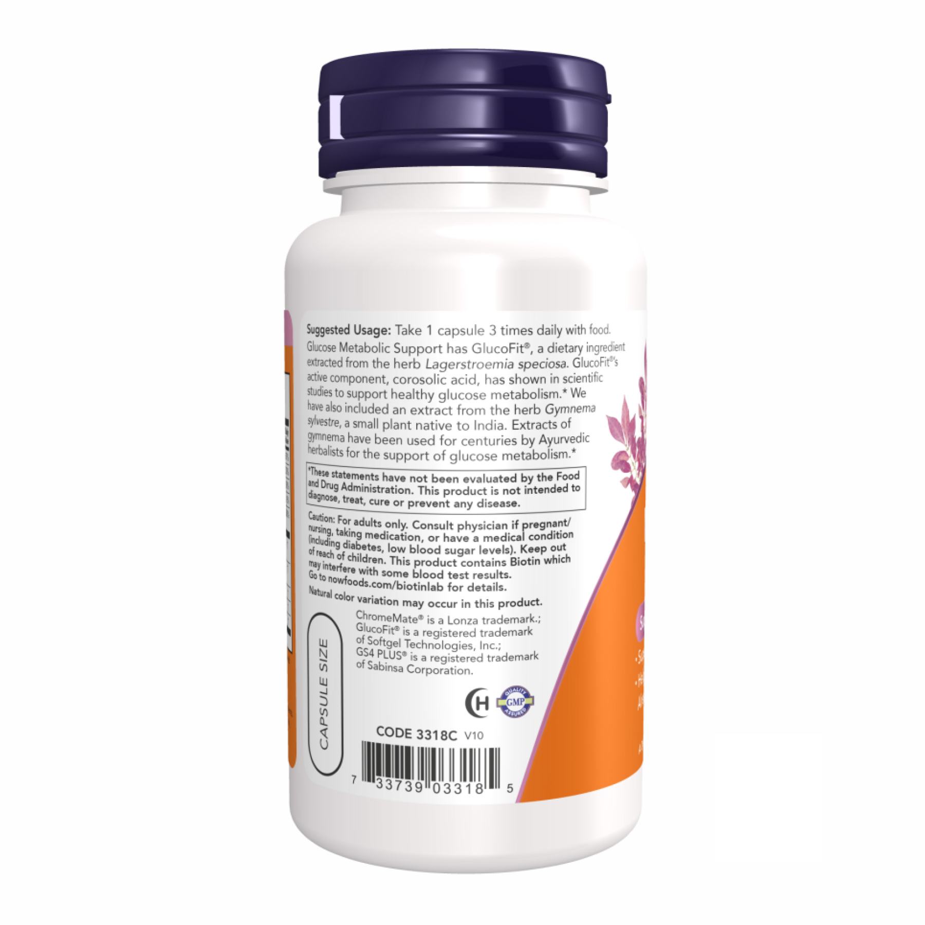 Glucose Metabolic Support - 90 vcaps - Зображення 3