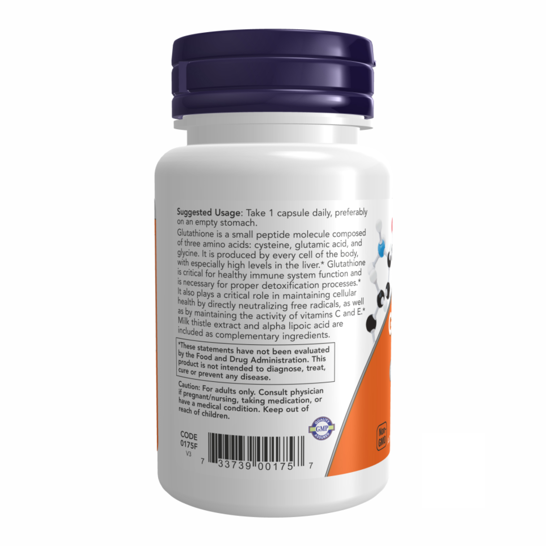 Glutathione 500mg - 30 vcaps - Зображення 3