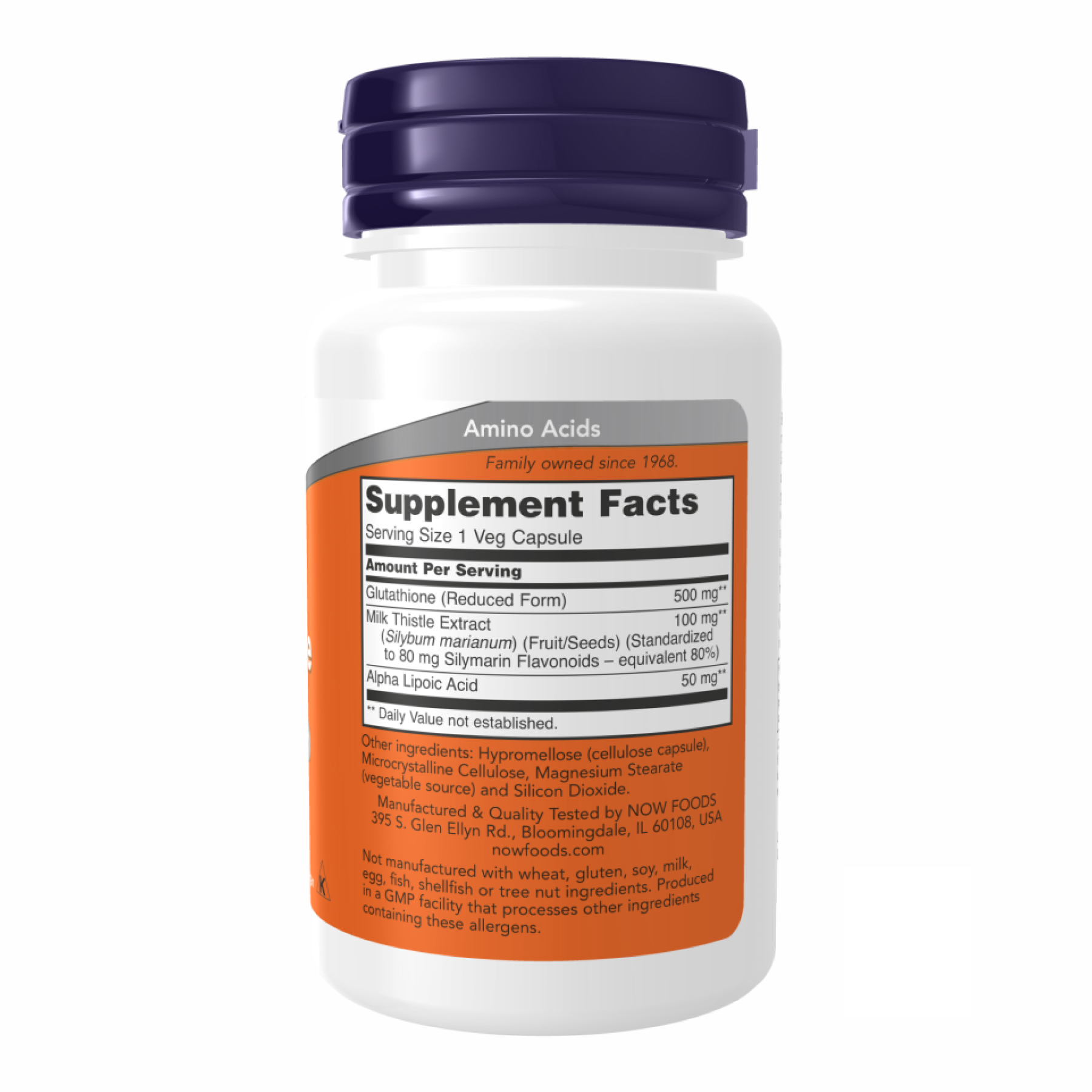 Glutathione 500mg - 30 vcaps - Зображення 2