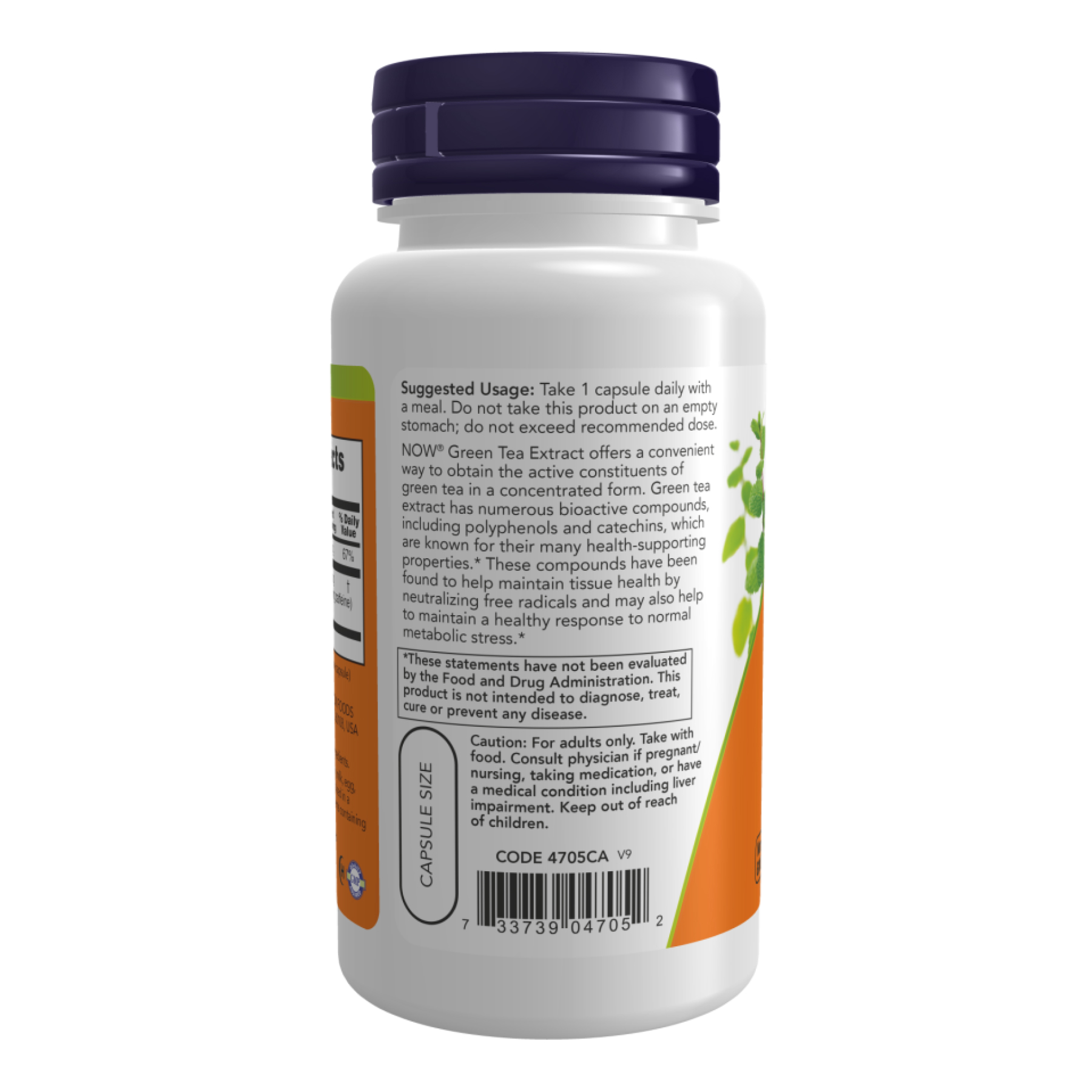 Green Tea Extract 400mg - 100 vcaps - Зображення 3