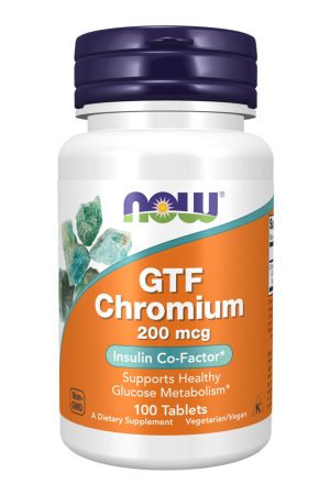 GTF Chromium 200mcg - 100 tabs